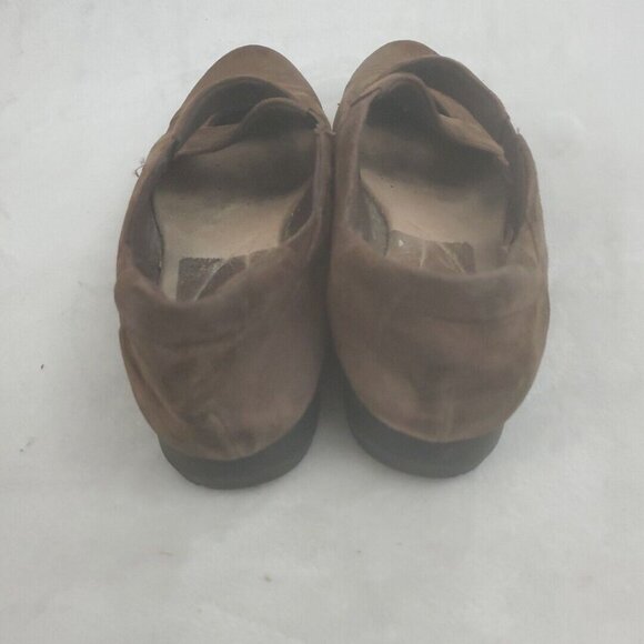Clarks Collection Mary Jane Shoes Women Size 9 Brown Suede Slip On Comfort - Picture 3 of 9